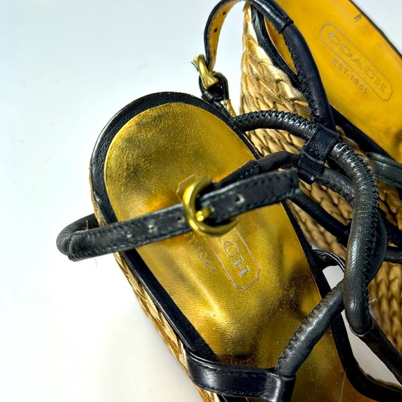 Coach Blanchard Strappy Wedges - Picture 9 of 9
